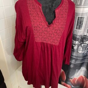 Champs boho style plus size top‎